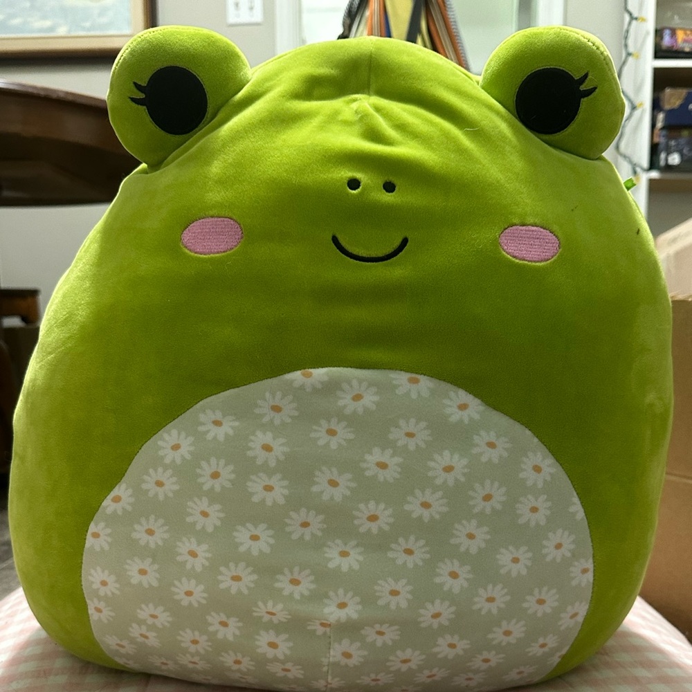 Two frog Squishmallows - $25 each or both for $40